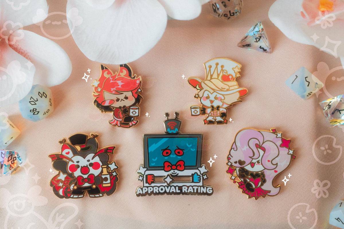 Hazbin Hotel Enamel Pins – cipherstudios