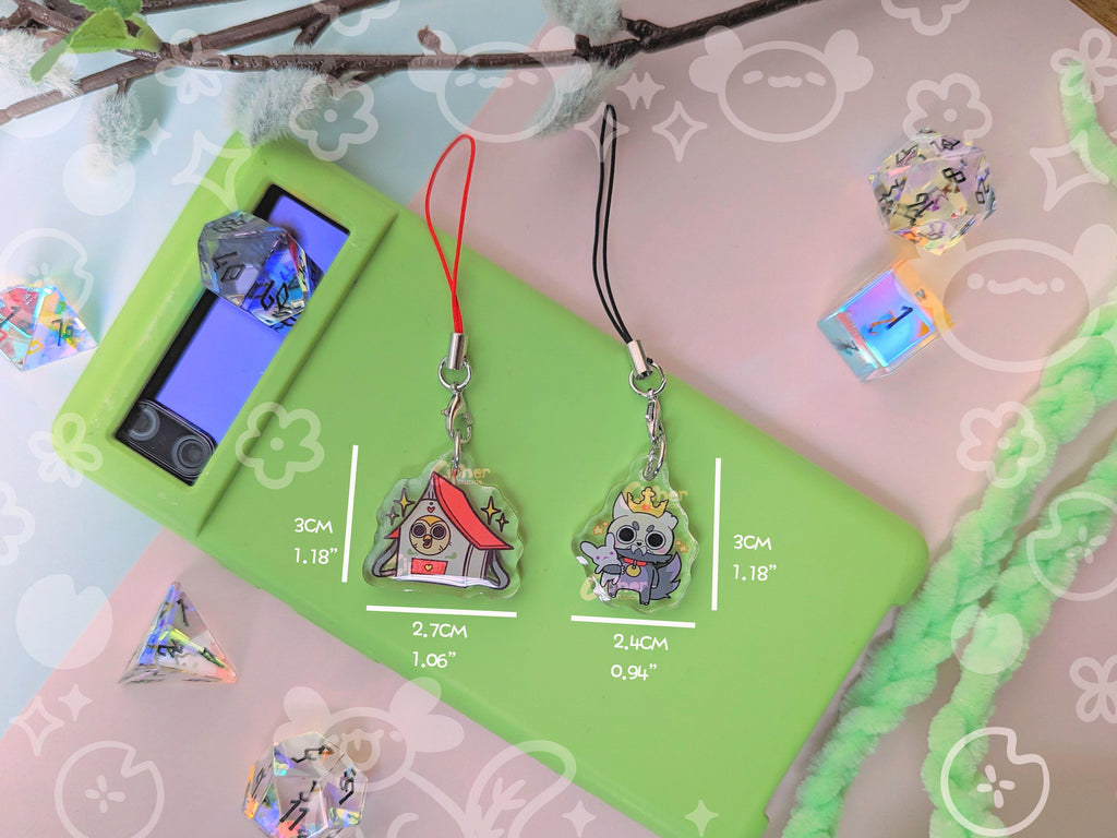 Tiny Hooty & King Phone Charms | TOH The Owl House