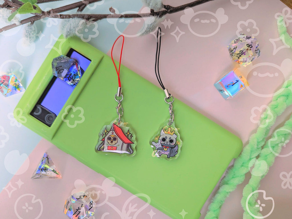 Tiny Hooty & King Phone Charms | TOH The Owl House