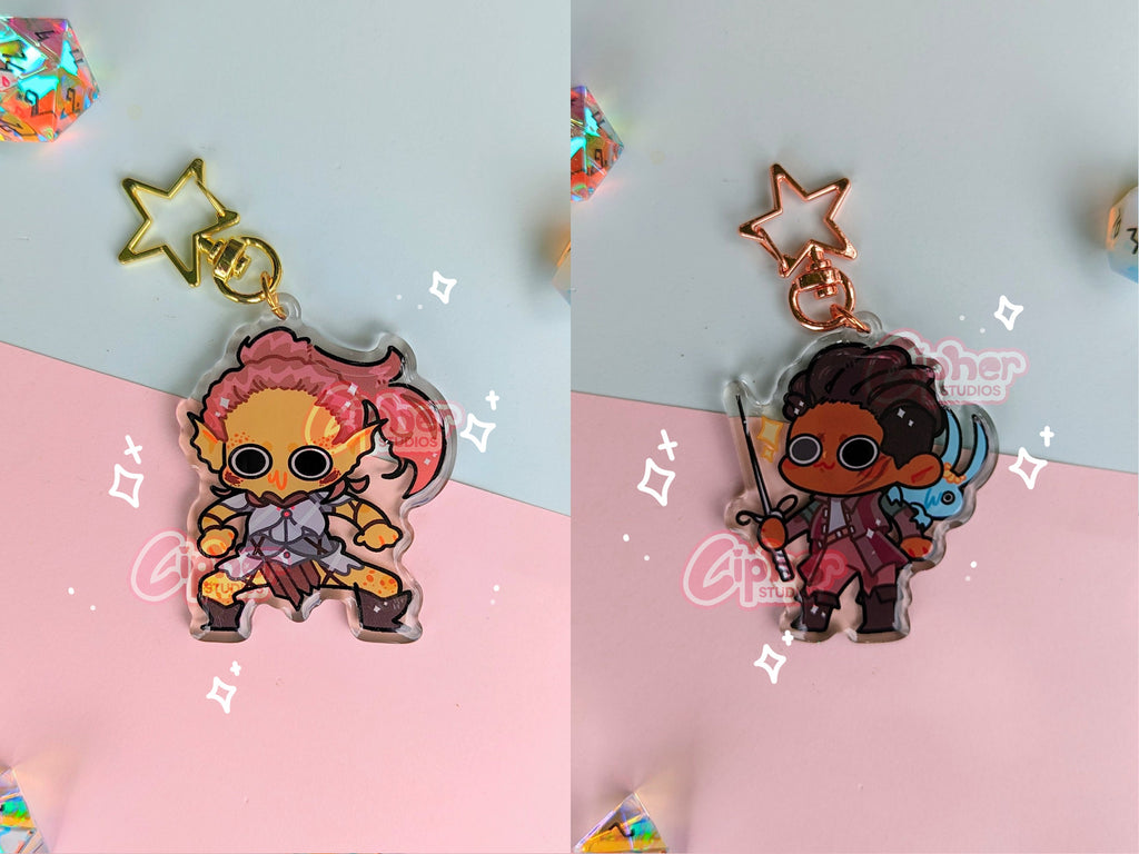 Baldur's Gate 3 Inspired Charms