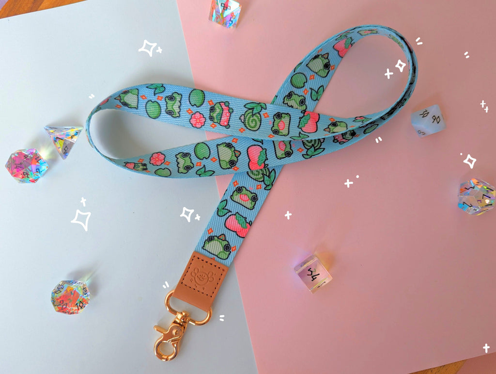 FROGCORE LANYARD, WE GOT FROGSIN PARTY HATS, FROG IN TOY CAR, MATCHA ROLL, STRAWBERRIES, LILYPADS AND FROGS. WHAT ELSE COULD YOU POSSIBLY NEED THAN A FROGGY FUN FILLED LANYARD OF UNLIMITED POSSIBILITIES. I&#39;M SORRY IF YOU ACTUALLY READ THIS!!!