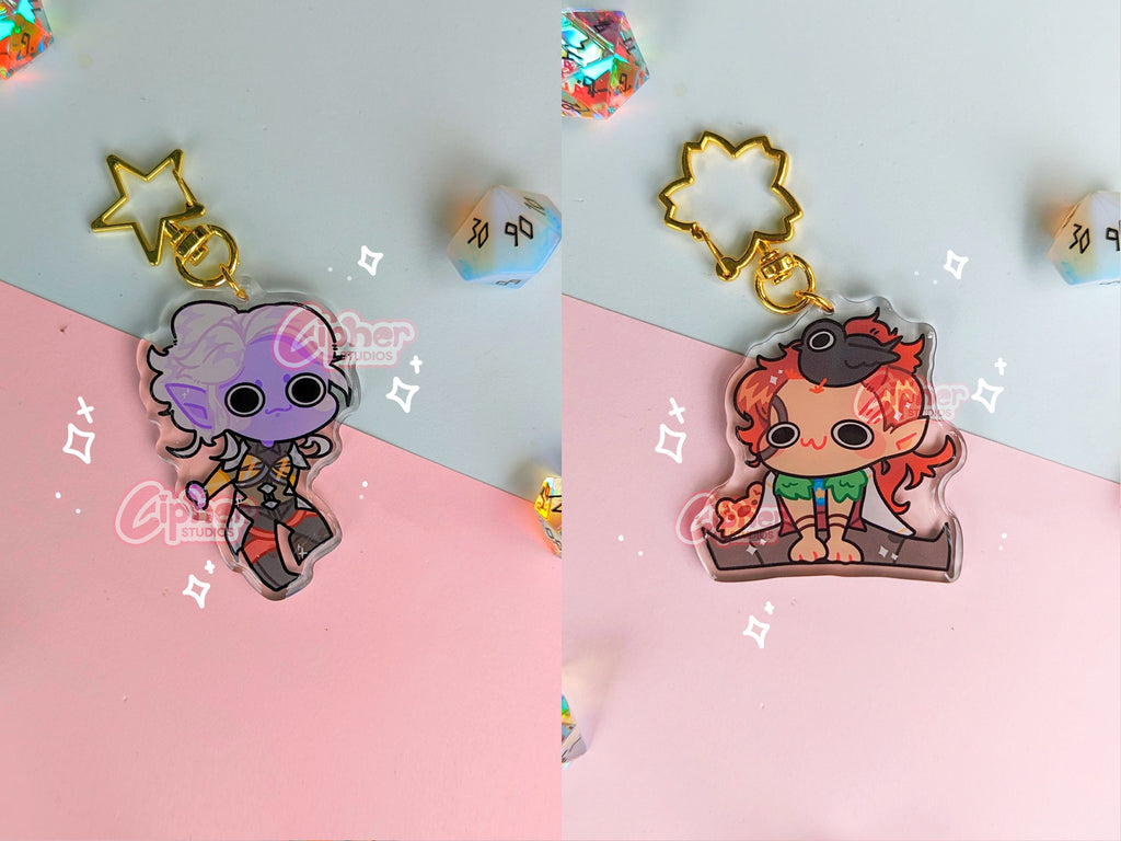 Baldur's Gate 3 Inspired Charms