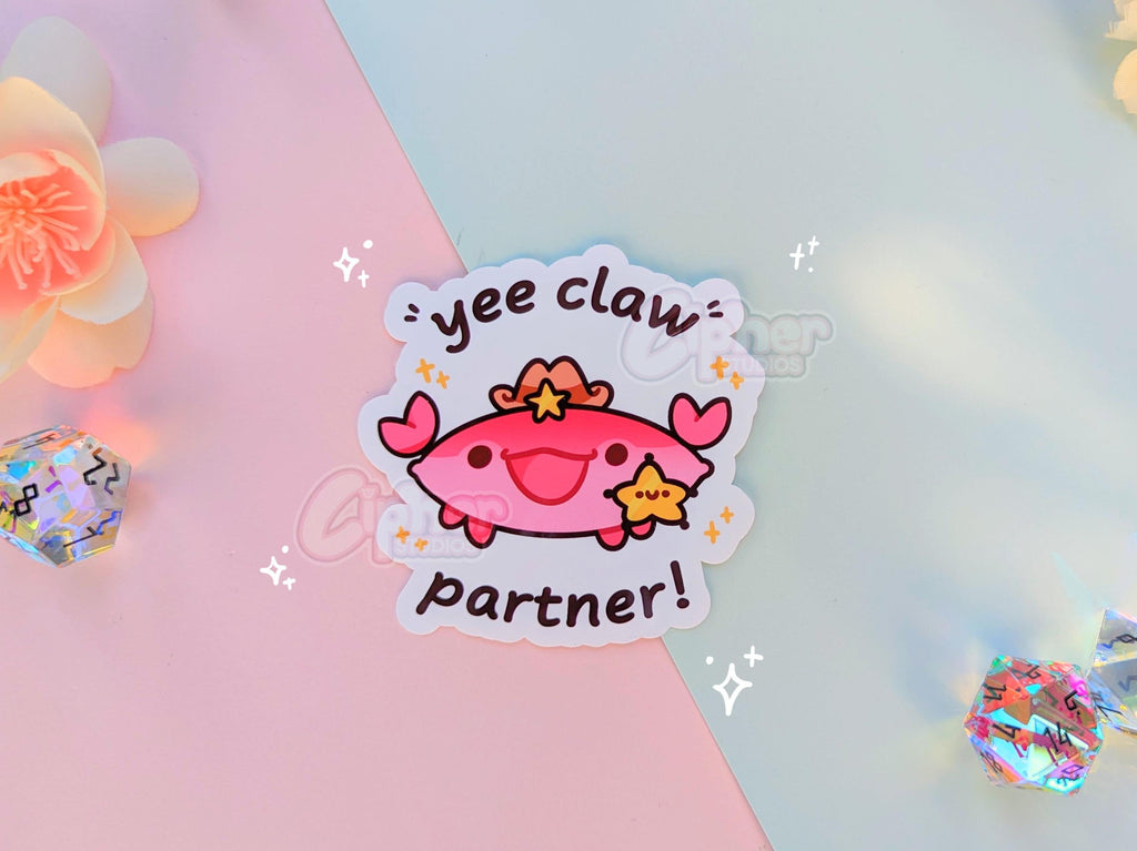 Yee Claw Crab Sticker