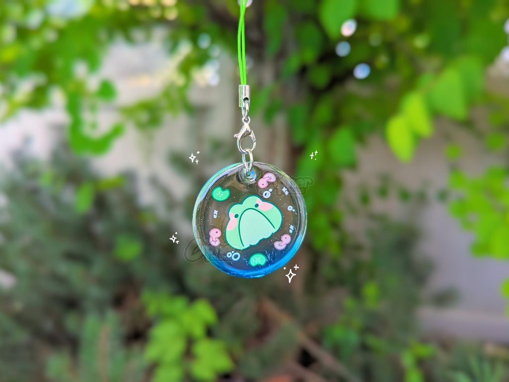 Bubble Friends Mini Phone Charms! [Ft. Whale, Music Cat, Froggo, Axolotl, Crab, Orange Cat]