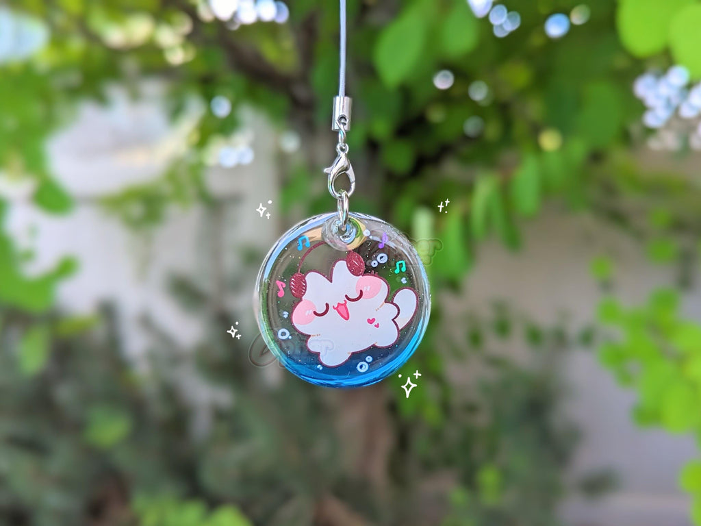 Bubble Friends Mini Phone Charms! [Ft. Whale, Music Cat, Froggo, Axolotl, Crab, Orange Cat]