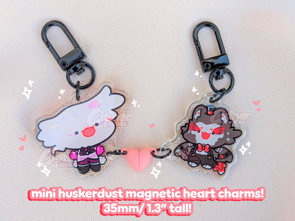 Huskerdust Phone Charms [Hazbin Hotel Inspired Ft. Angeldust & Husker]