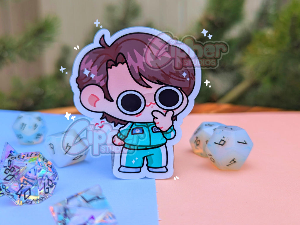 Squid Game Inspired Stickers! [Ft. In-ho, Gi-hun, Salesman, Circle Guard, Sae-byeok, Thanos, Nam-gyu, & Hyun-ju]