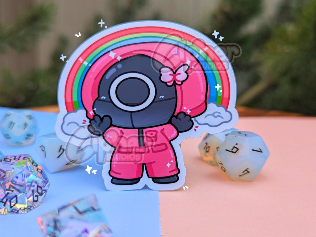 Squid Game Inspired Stickers! [Ft. In-ho, Gi-hun, Salesman, Circle Guard, Sae-byeok, Thanos, Nam-gyu, & Hyun-ju]