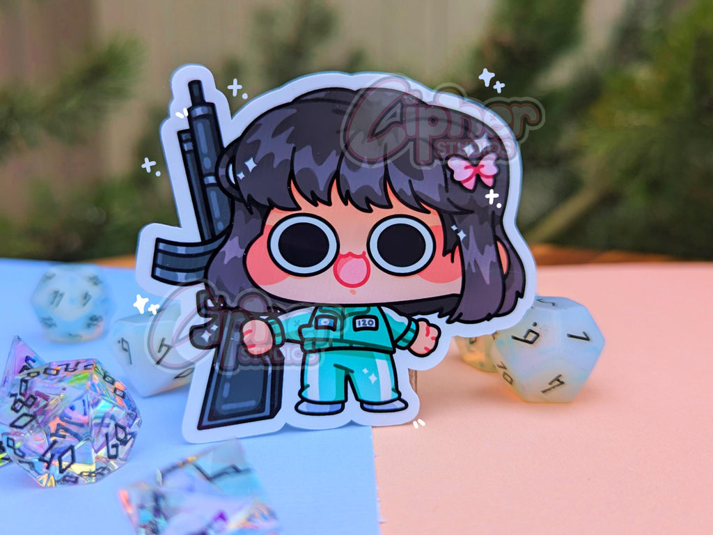Squid Game Inspired Stickers! [Ft. In-ho, Gi-hun, Salesman, Circle Guard, Sae-byeok, Thanos, Nam-gyu, & Hyun-ju]
