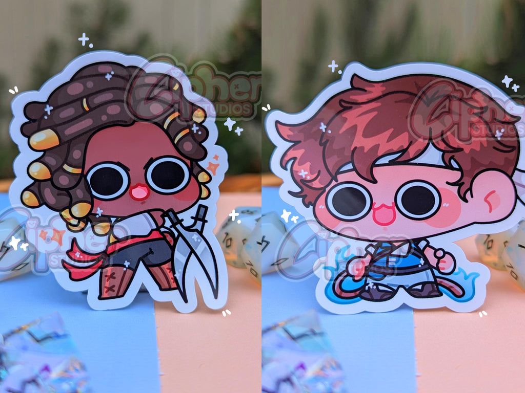 Castlevania Inspired Stickers! [Ft. Trevor, Sypha, Alucard, Isaac, Carmilla, Dracula, Annette, Richter, Maria, Drolta, Olrox & Mizrak]