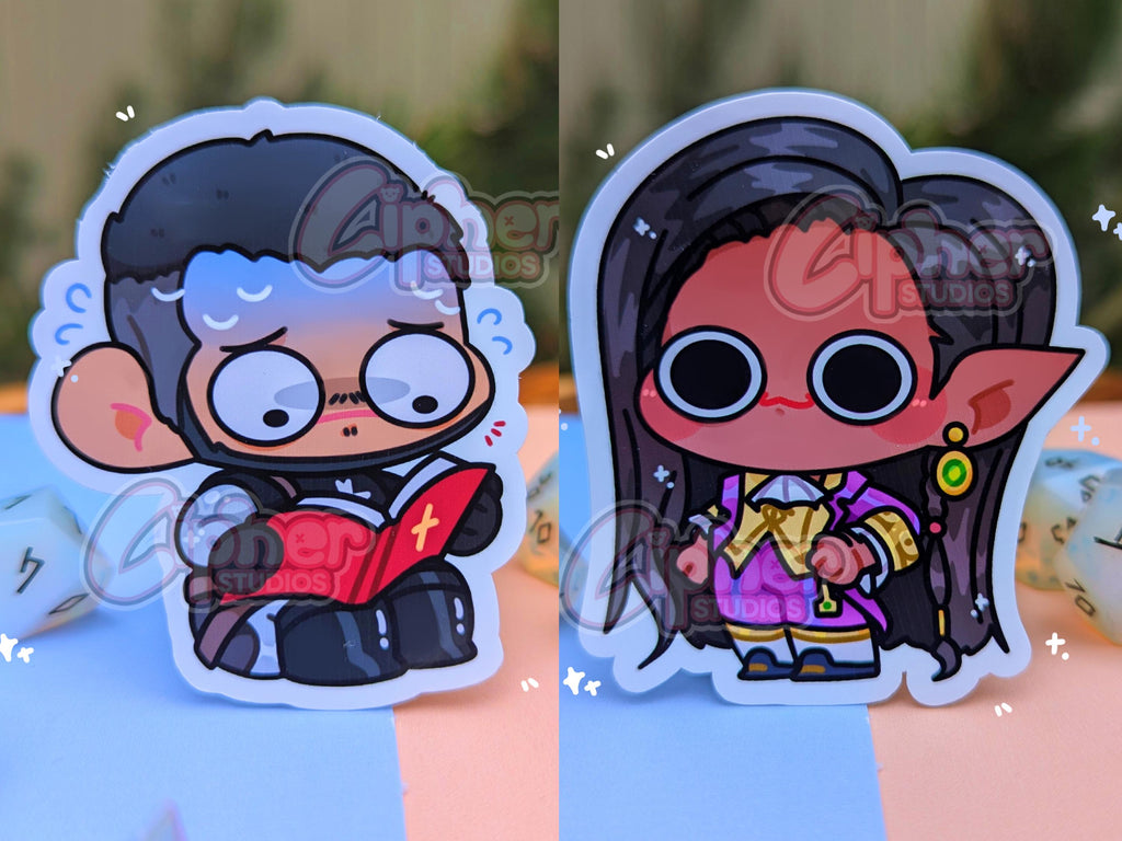 Castlevania Inspired Stickers! [Ft. Trevor, Sypha, Alucard, Isaac, Carmilla, Dracula, Annette, Richter, Maria, Drolta, Olrox & Mizrak]