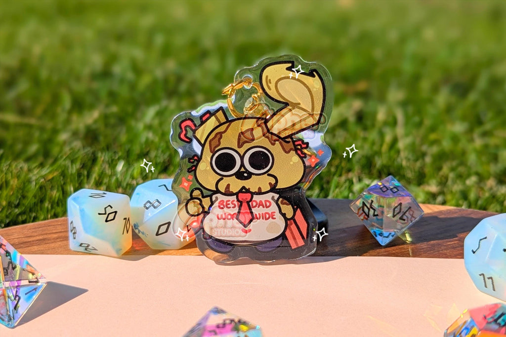 FNAF Inspired Keychain | 2.3" Charms ft. Freddy Fazbear, Chica, Bonnie, Foxy, Sun, Moon, Springtrap & Buff Helpy