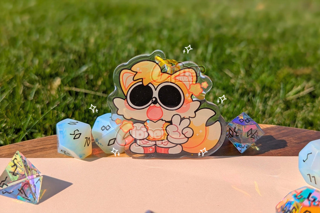 SONIC Inspired Keychain | 2.3" Charms ft. Sonic, Shadow, Tails, Knuckles, Eggman & Agent Stone