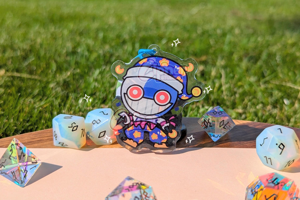 FNAF Inspired Keychain | 2.3" Charms ft. Freddy Fazbear, Chica, Bonnie, Foxy, Sun, Moon, Springtrap & Buff Helpy