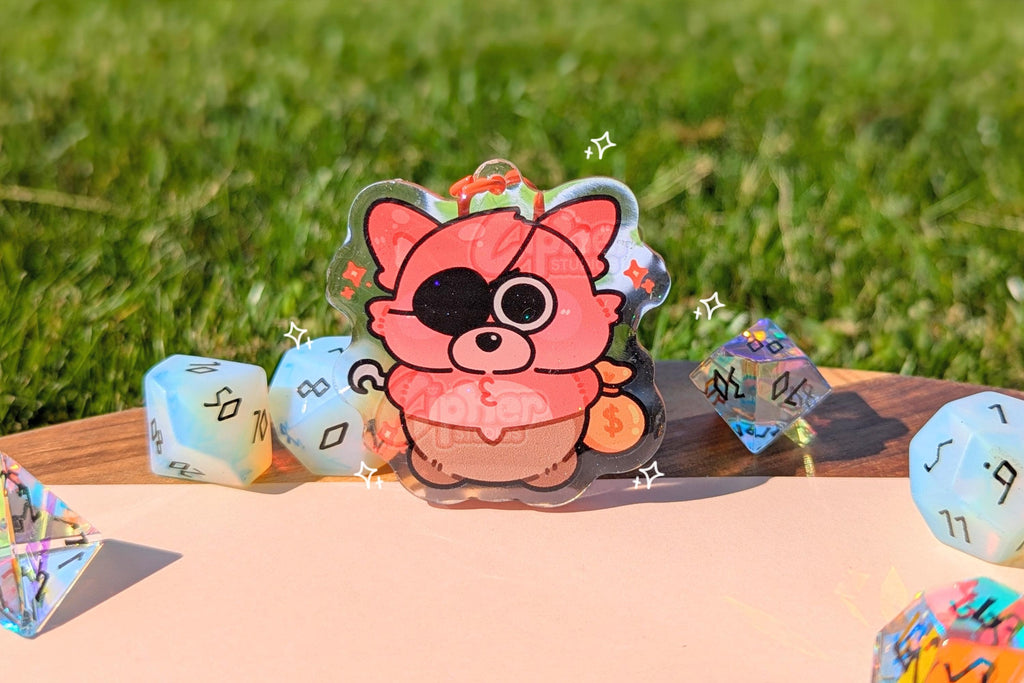 FNAF Inspired Keychain | 2.3" Charms ft. Freddy Fazbear, Chica, Bonnie, Foxy, Sun, Moon, Springtrap & Buff Helpy