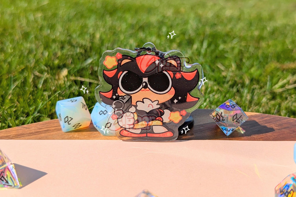 SONIC Inspired Keychain | 2.3" Charms ft. Sonic, Shadow, Tails, Knuckles, Eggman & Agent Stone
