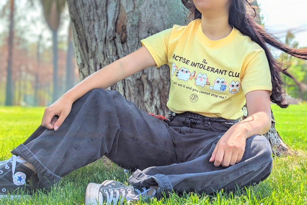 LACTOSE INTOLERANT CLUB Shirt || 100% Heavy Cotton T-Shirt