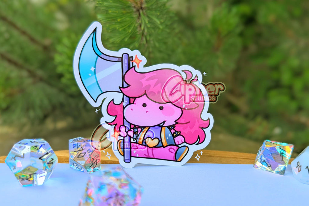 DELTARUNE Inspired Stickers! [Ft. Kris, Susie, Ralsei, Rouxls Kaard, Lancer, Noelle, Berdly, Queen, Spamton, Mr. Tenna, Lanino & Elnina!]