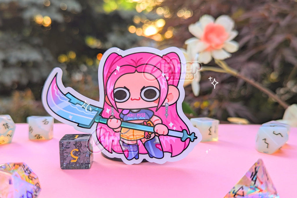 HUNTR/X Inspired Stickers! [Ft. Rumi, Zoey, & Mira] K-Pop Demon Hunters