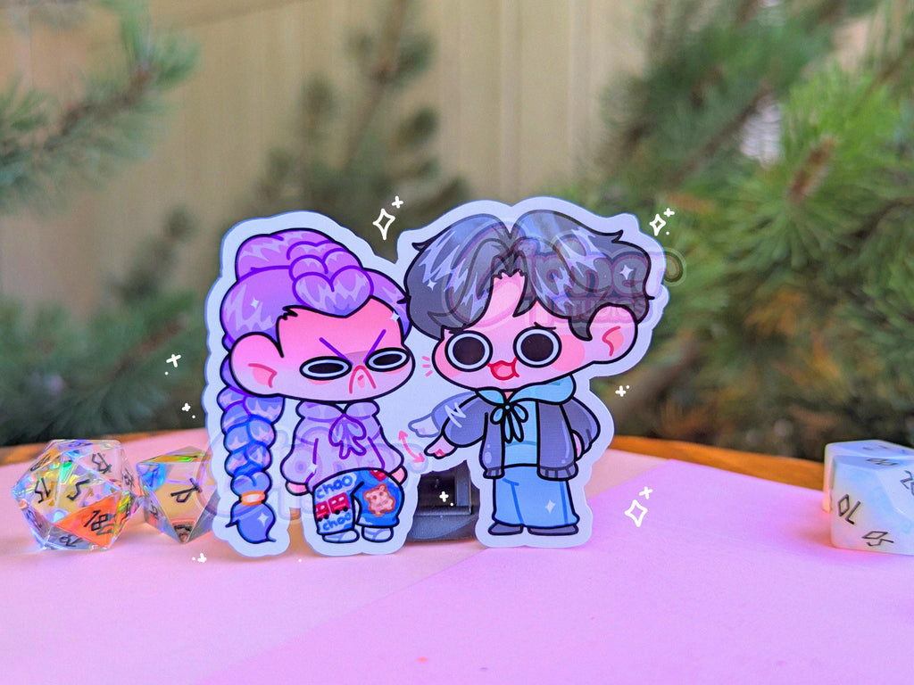 BONUS SET K-Pop Demon Hunters Inspired Stickers! [Ft. Bobby, Rujinu, Derpy & Sussy]