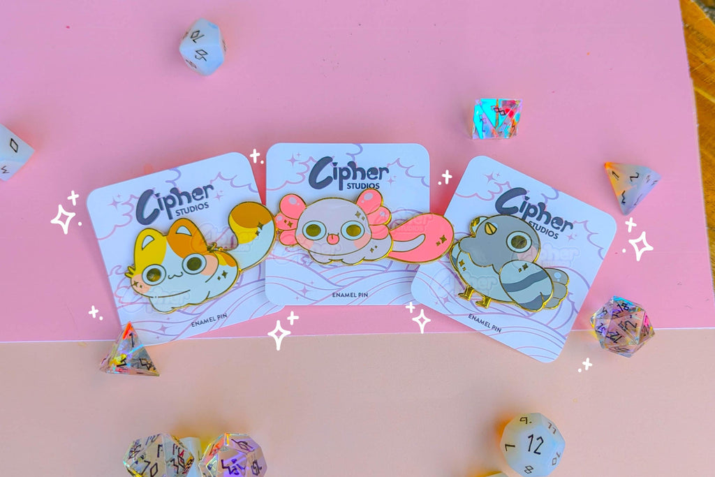 SPRING PINS || Moveable Silly Friends ft. Flynn the Frog, Aiden the Axolotl, Wamu the Whale, Pete the Pigeon, and Killian the Calico