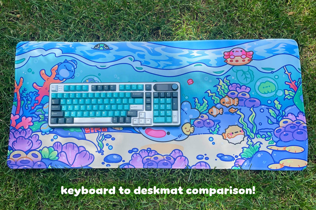DESKMAT || Tiny Ocean Mousepad [90CM x 40CM x 3MM]