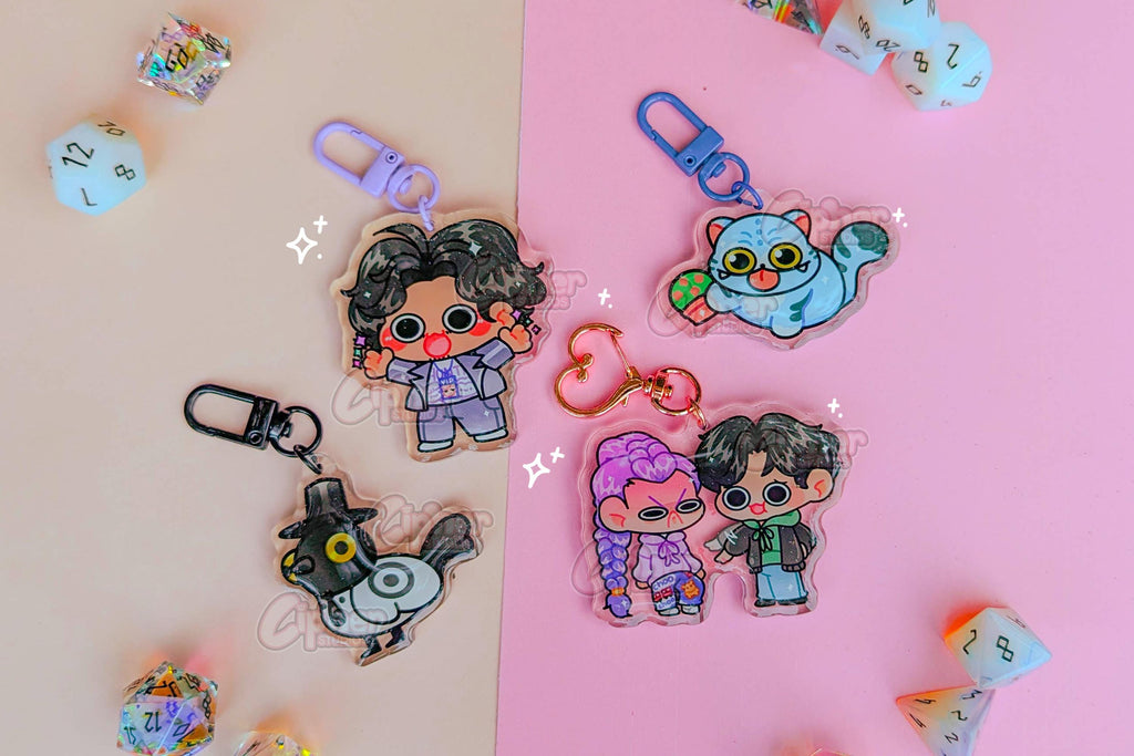 Derpy, Sussy, Bobby, & Rujinu Charms [K-Pop Demon Hunters Inspired]