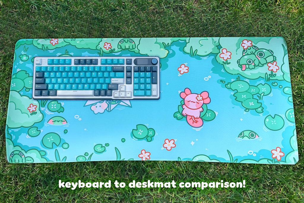 DESKMAT || Froggy Pond Mousepad [90CM x 40CM x 3MM]