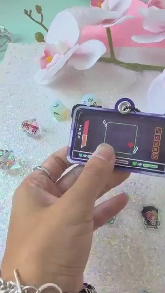 DELTARUNE Inspired Openable Shaker Charm w/ Acrylic Pieces!