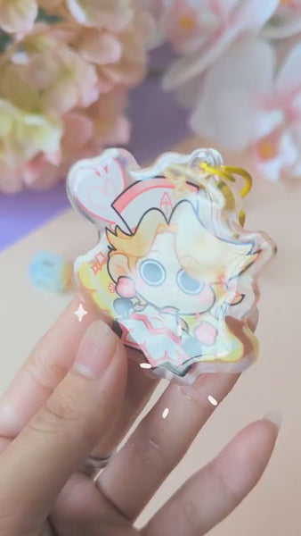 Hazbin Hotel S2 Inspired Keychains ft Velvette, Sir Pentious, Niffty, Baxter, & Abel