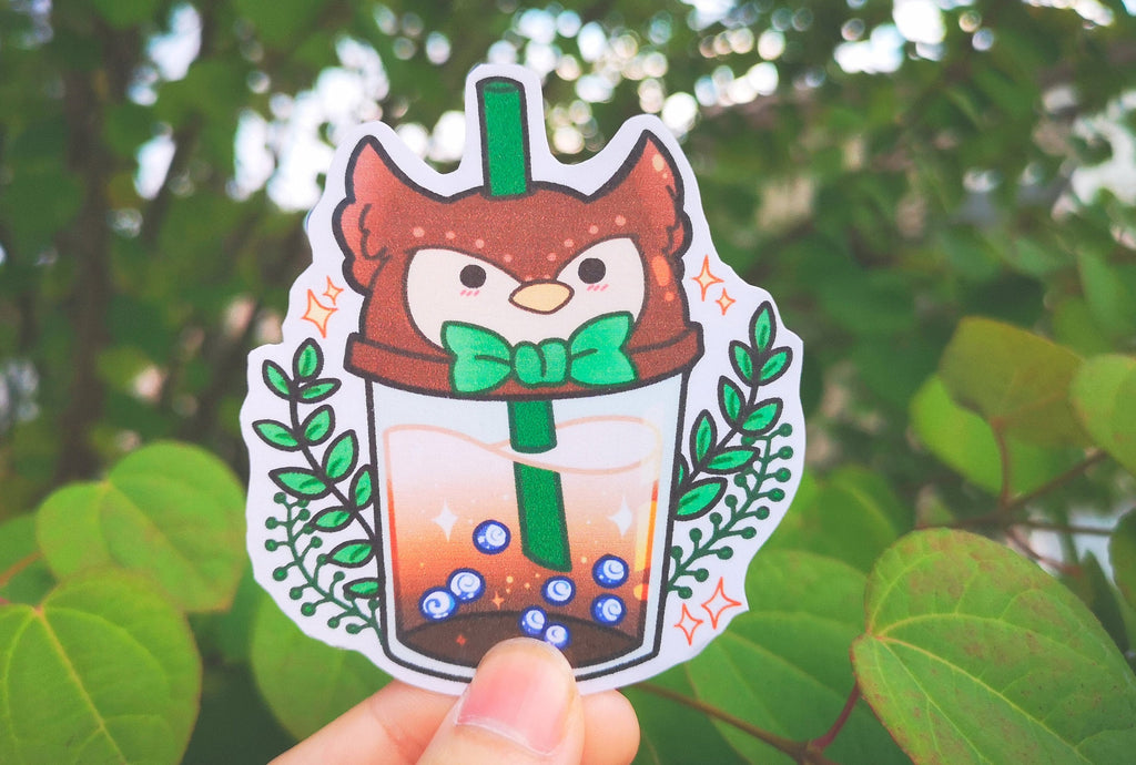 Animal Crossing NPC Boba Tea Stickers