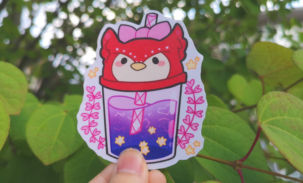 Animal Crossing NPC Boba Tea Stickers