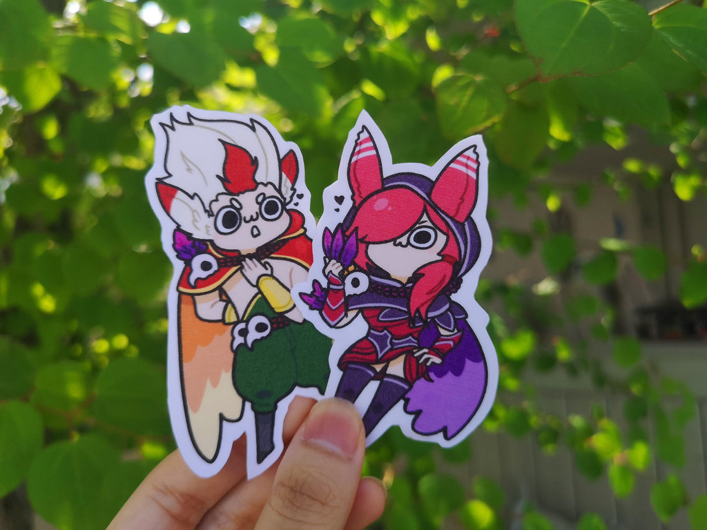 Rakan & Xayah Sticker, League of Legends, LoL Stickers