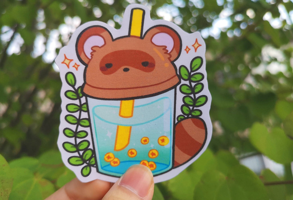 Animal Crossing NPC Boba Tea Stickers