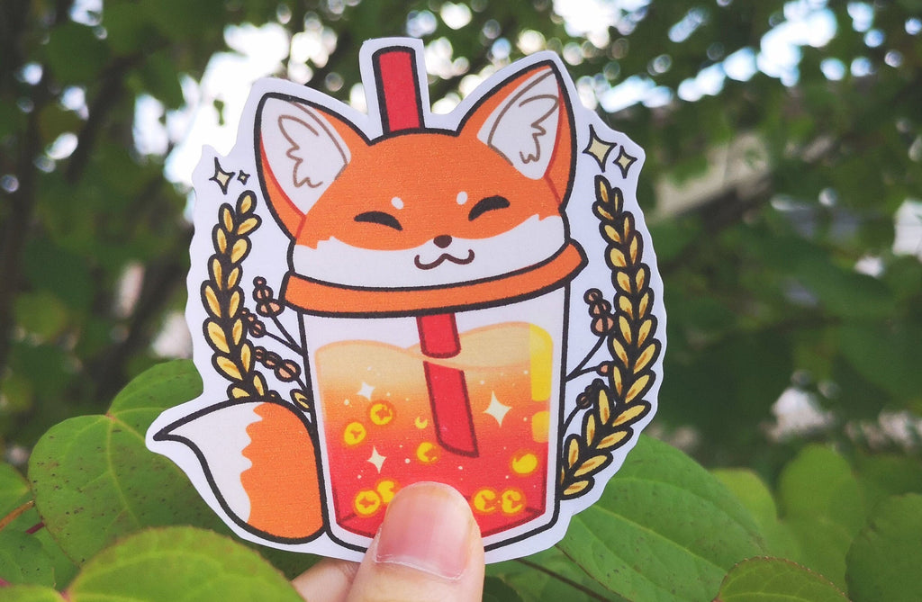 Animal Crossing NPC Boba Tea Stickers