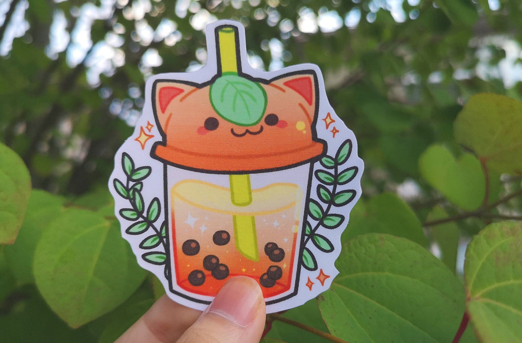 Animal Crossing NPC Boba Tea Stickers