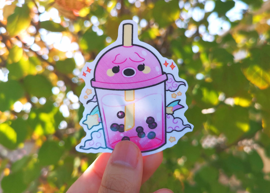 Animal Crossing Villager Boba Tea Stickers