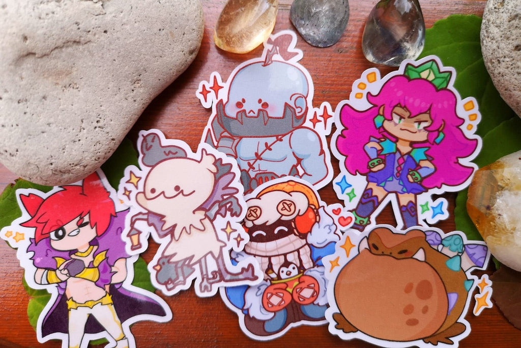 LoL Friends Sticker Pack - ft. Fiddlesticks, Qiyana, Gromp, Bard, Sion, etc!