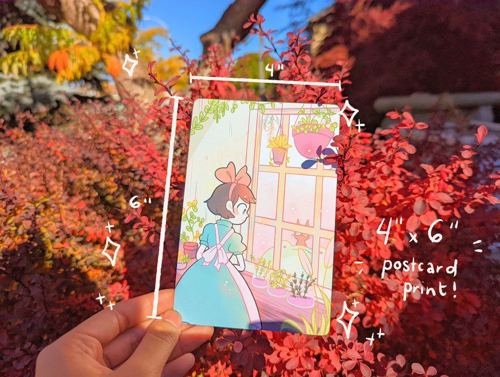 Kiki's Garden Home [Kiki's Delivery Service Art Print]