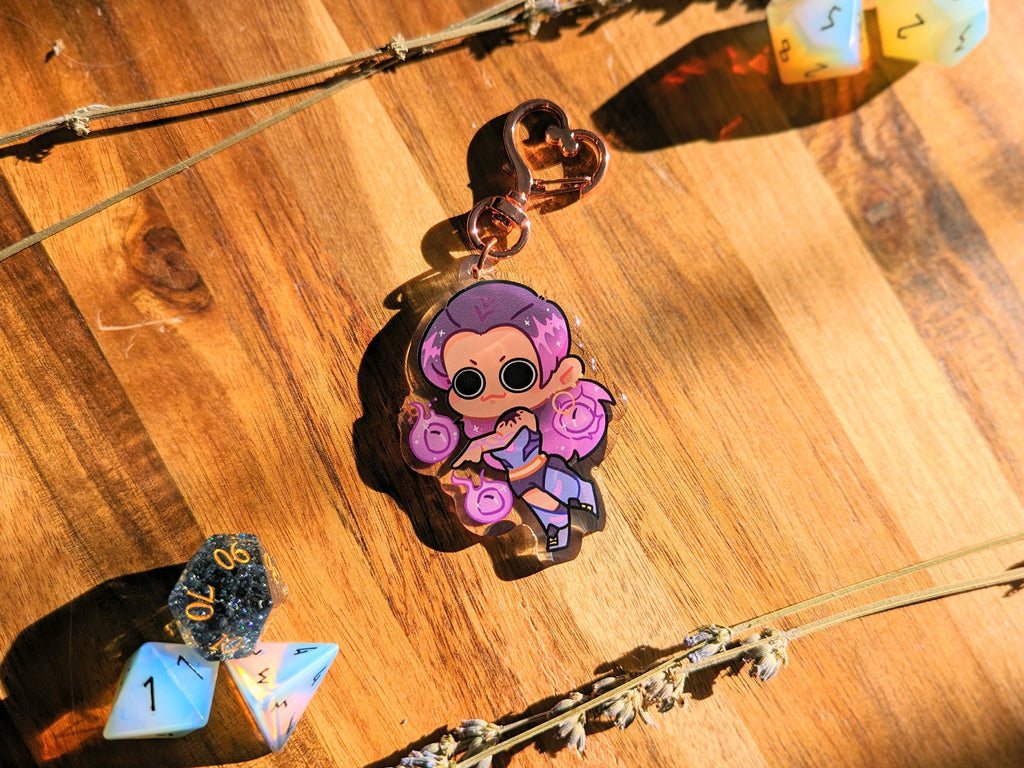 VALORANT Keychain | 2.3" Charms ft. Reyna, Sage, Neon, Skye, Raze, Killjoy, & Gekko