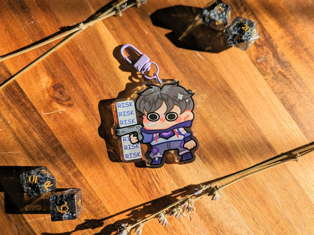 Valorant Acrylic Charm! [Ft. Reyna, Sage, Jett, Skye, Chamber, Omen, Killjoy, Gekko, Raze, Neon]