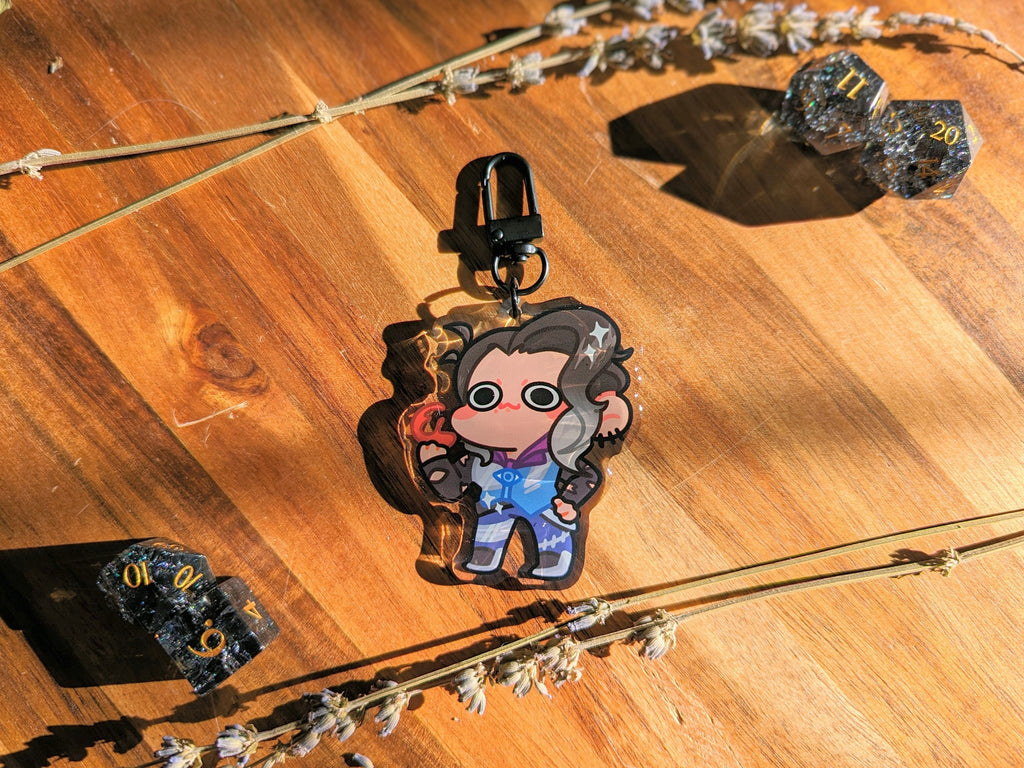 Valorant Acrylic Charm! [Ft. Reyna, Sage, Jett, Skye, Chamber, Omen, Killjoy, Gekko, Raze, Neon]