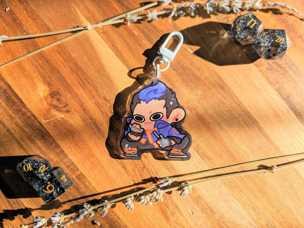 Valorant Acrylic Charm! [Ft. Reyna, Sage, Jett, Skye, Chamber, Omen, Killjoy, Gekko, Raze, Neon]