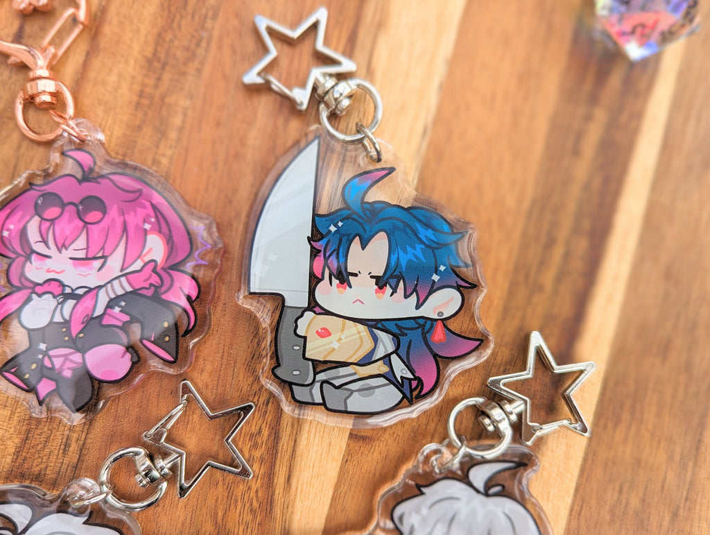 Honkai Star Rail Keychain [HSR] | Charms ft.