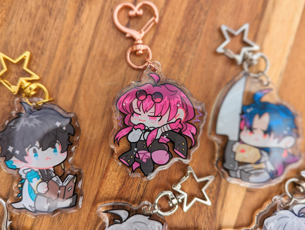 Honkai Star Rail Keychain [HSR] | Charms ft.