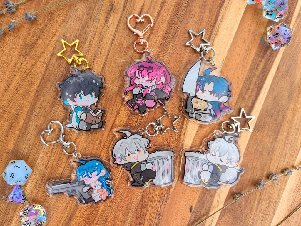 Honkai Star Rail Keychain [HSR] | Charms ft.