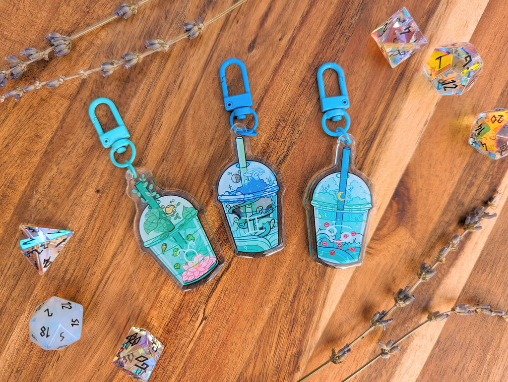 Zodiac Boba Glitter Charms | ft. Aries, Taurus, Gemini, Cancer, Leo, Virgo, Libra, Scorpio, Sagittarius, Capricorn, Aquarius, Pisces